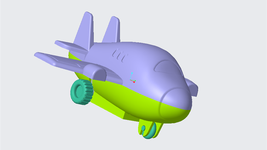 Creo玩具飞机轮子建模实例