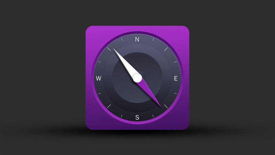 指南针UI图标绘制实例教程