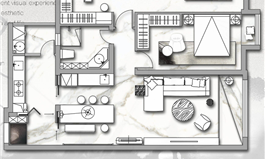 室内方案：68平小户型空间方案设计与优化