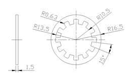 CAD机械制图实例-垫圈