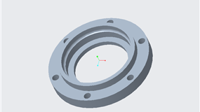 5分钟搞定PROE,Creo轴承盖建模
