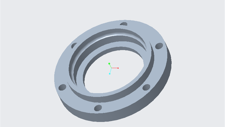 5分钟搞定PROE,Creo轴承盖建模
