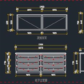 鞋柜设计图库