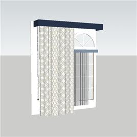 室内草图大师SU窗帘模型
