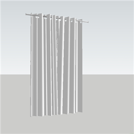 室内草图大师SU窗帘模型