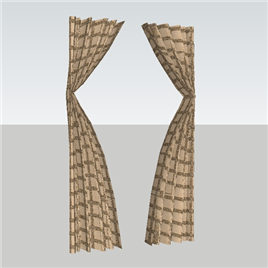 室内草图大师SU窗帘模型94