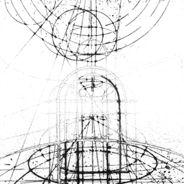 高清装饰画建筑线稿系列4幅