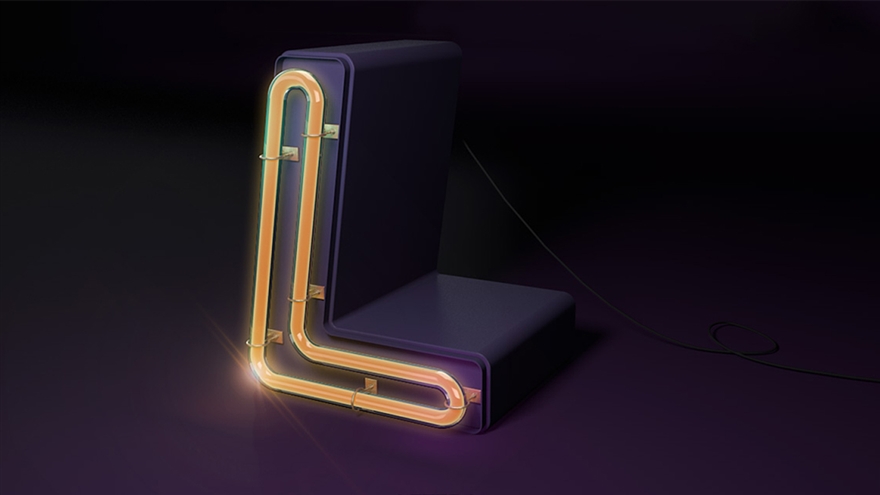 C4D松下LOGO建模渲染视频教程