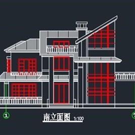 1号别墅施工图