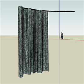 室内草图大师SU窗帘模型107