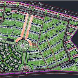 1套大型居住小区规划图
