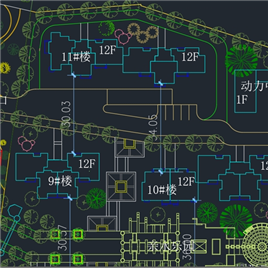 1套大型居住小区规划图