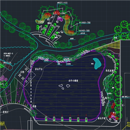 1套党校路绿化建筑图