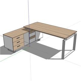 室内草图大师SU办公桌椅子