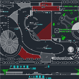 1套广场规划设计图