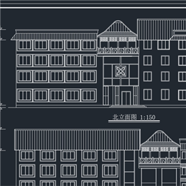 1套小区规划及建筑方案图