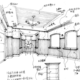 现代欧式CAD施工图附带效果图