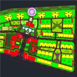 1套绿海小区规划图