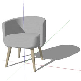 室内北欧风格草图大师SU家具模型