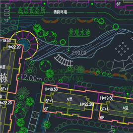 1套绿化小区规划图