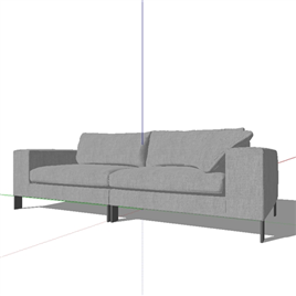 草图大师SU北欧风格室内家具模型