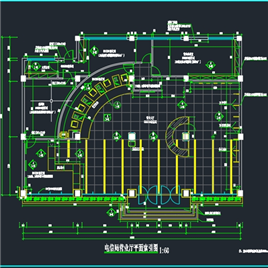 CAD图纸+电信营业厅装修图