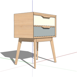 草图大师SU北欧风格室内家具