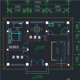 一套CAD+农村别墅设计图