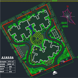 1套青园路设计方案图