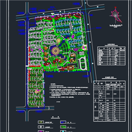 1套CAD小区规划图