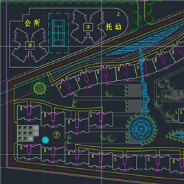 1套CAD小区规划图