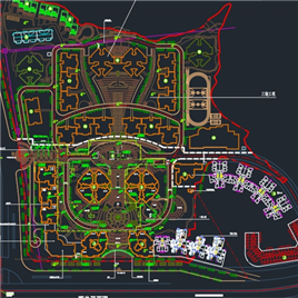 2套CAD小区规划图