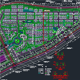 1套小区详细规划图