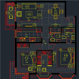 CAD图纸-北京朗琴園G型施工图