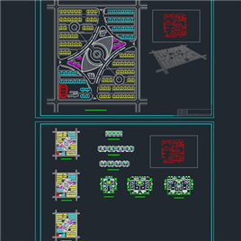 1套CAD长春某小区规划方案