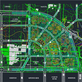 1套某信息产业基地路网图