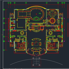 CAD图纸-香港豪华别墅详细装修图