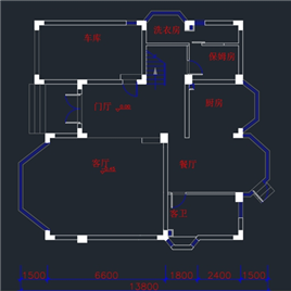 CAD图纸-别墅装修设计方案