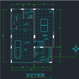 CAD图纸-别墅装修设计