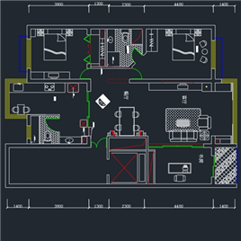 CAD图纸-别墅装修建筑施工图
