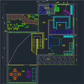 CAD图纸-别墅装修方案图3