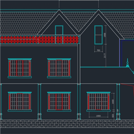 CAD图纸-别墅装修方案图2