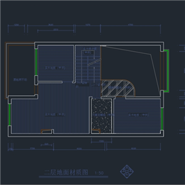 CAD图纸-别墅装修方案 2