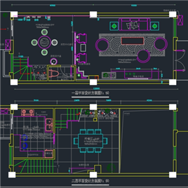 CAD图纸-大唐世家样板别墅设计图