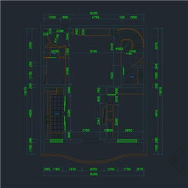 CAD图纸-春江苑别墅装饰图
