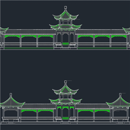 CAD图纸-八角亭施工图