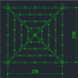 CAD图纸-仿竹亭