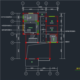 CAD图纸-厦门某军干楼别墅装修图