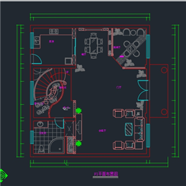CAD图纸-宁波别墅装修施工图