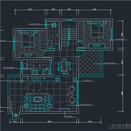 CAD图纸-某别墅装修设计图
